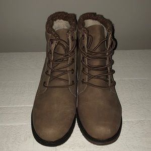 Leslie Lace Up Boot